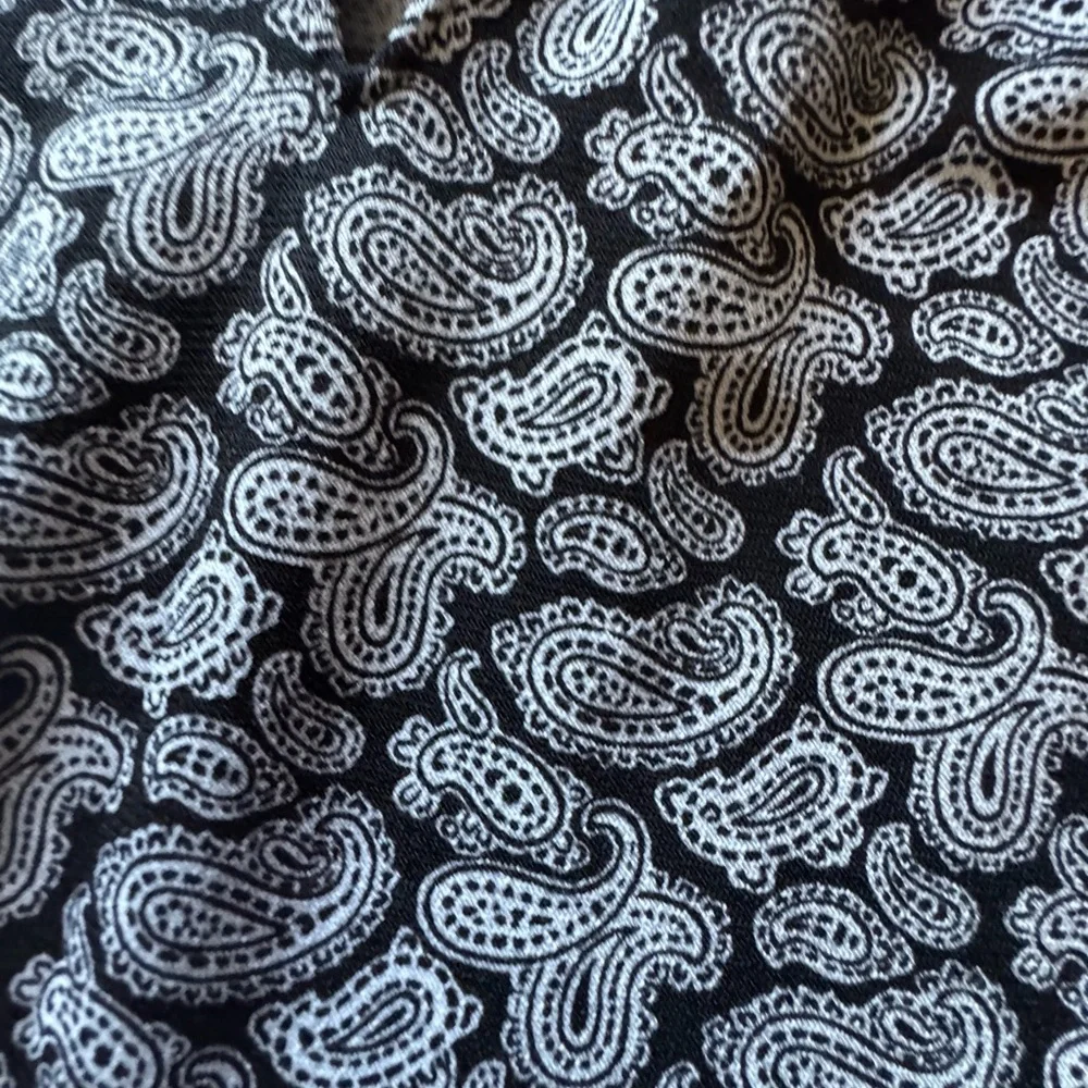 Michael Kors Black and Gray Patterned Blouse